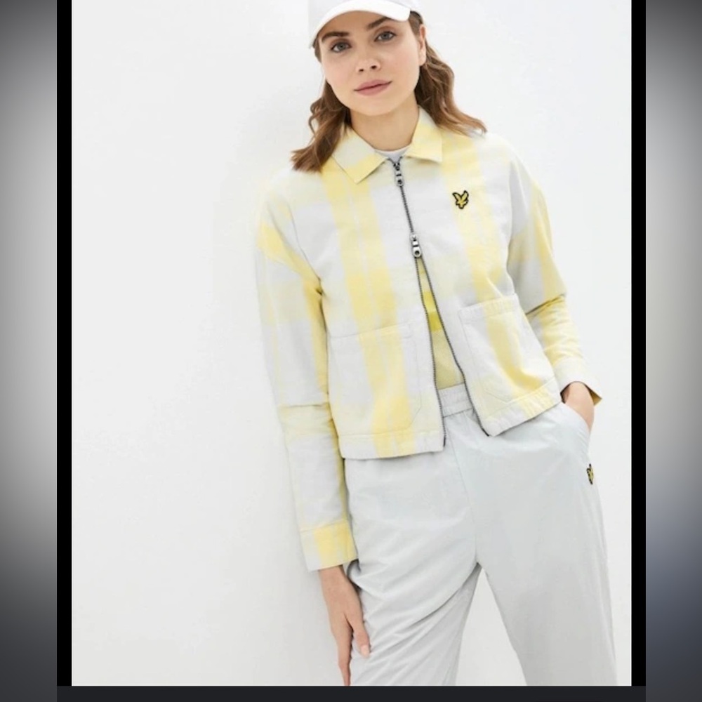 Lyle & Scott Checkered Light Jacket Streetwear Avantgarde